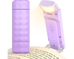 Oplaadbare Leeslamp met Klem - Multifunctionele Nachtlamp met 3 Kleurtemperaturen en 5 Helderheidsniveaus