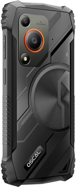 OSCAL MARINE 1 Robuuste Smartphone - 12GB RAM - 128GB ROM - 5100mAh - 6.56 Inch - IP68 Waterdicht - Dual SIM - Android 15 - NFC - Zwart — thumbnail 3