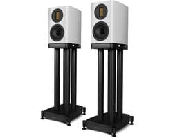 Wharfedale EVO 5.1 Boekenplank Speakers met stands - Hifi Stereo Set - Passieve Speaker - 2-Weg Luidsprekers - Wit