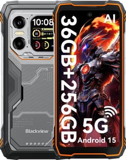 Blackview XPLORE 1 - Robuuste Smartphone - 5G - 36GB RAM - 256GB ROM - 20000mAh - 6.78 inch - Robuuste Telefoon - Nachtzicht - Android 15 - NFC - GPS - Oranje — thumbnail 1