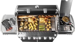Weber Summit E-670 Black - Met GBS Grillrooster - Sear Station Brander — thumbnail 2