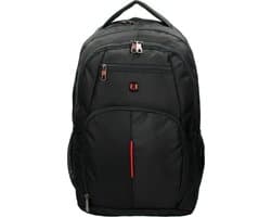 Enrico Benetti Cornell Laptop Rugzak 17 inch - 47082 - Zwart