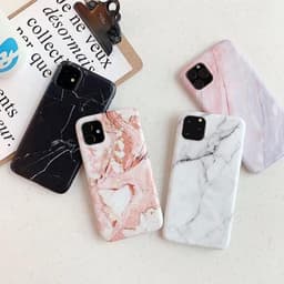 Iphone 11 Telefoonhoesje - Iphone 11 Hoesje Marmer - Wit - Shockproof - Marmerprint - Marble - WP Phone — thumbnail 2