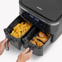 Severin FR 2453 Heteluchtfriteuse XXL - 2x 3.8 Liter - tot 1.3 kg friet — thumbnail 15