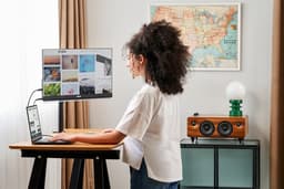ASUS ZenScreen MB249C - Portable Monitor - USB-C 60W - 24 inch - 75hz - Met Stand — thumbnail 6