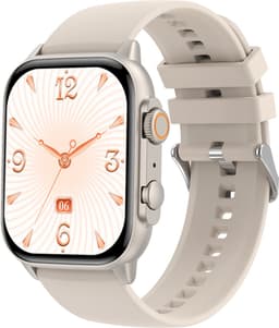 Cinturio Commander Smartwatch - Zilver/Wit - Omoled Scherm - Voor heren en voor dames — thumbnail 1