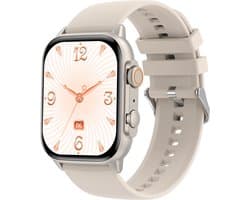 Cinturio Commander Smartwatch - Zilver/Wit - Omoled Scherm - Voor heren en voor dames