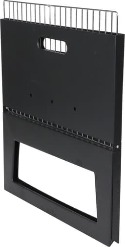Opvouwbare Houtskool Barbecue - 44,5 X 30,5 X 35 cm - Draagbare BBQ - Mini Grill - Inklapbaar Barbecuetoestel - Compact Tafelmodel voor Buiten - Tafelgrill voor Camping, Balkon & Picknick – Mat Zwart — thumbnail 5