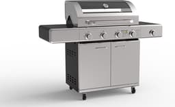 GrilluxePrime gasbarbecue 4 branders met gietijzeren kookplaat — thumbnail 1