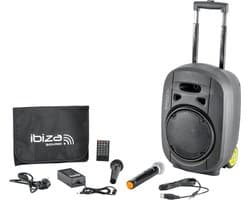 Ibiza Sound PORT8VHF-MKII-TWS Mobiele Bluetooth Luidspreker USB/SD