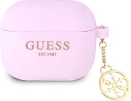 Guess Charms Silicone Case voor Apple Airpods 3 - Paars — thumbnail 4