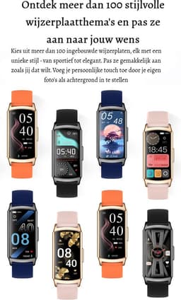 Kiraal Diva - Stijlvolle Activity Tracker - Functioneel - Android & iOS - RVS - Zwart — thumbnail 3