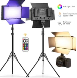 LuminexPro RGB U800 Studiolamp – 50W – Bi-color LED & Softbox – Statief 2m – Bluetooth Afstandsbediening – Fotografie & Videografie – 3200K-5600K — thumbnail 1