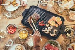 Severin PG 8564, Plancha - Tafelgrill - glad en geribbeld oppervlak - binnen en buiten - 230 °C — thumbnail 4