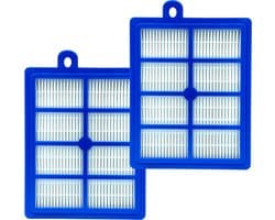 Fixem® - Geschikt voor philips stofzuiger filter Performer - PowerPro - Jetmaxx series HEPA filter - 2 stuks - Gelijk aan FC8031 - FC8031/01 - AFS1W - EFH12W