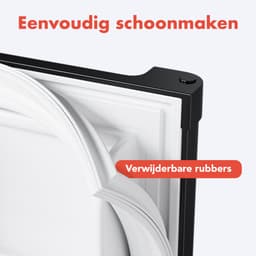 KitchenBrothers Mini Koelkast - 40L - Kleine ijskast - Minibar - Vrijstaand - Frigo - Compact - Zwart — thumbnail 5