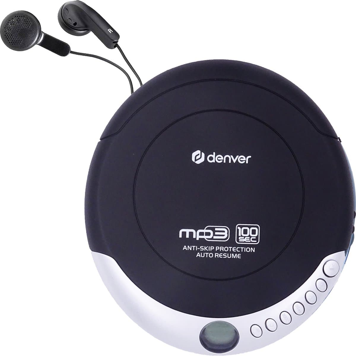 Denver Discman - Draagbare CD & MP3 speler - Anti shock - Inclusief oordopjes - DMP391 — afbeelding 1