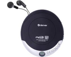 Denver Discman - Draagbare CD & MP3 speler - Anti shock - Inclusief oordopjes - DMP391