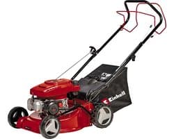 Einhell Benzine Grasmaaier GC-PM 40/2 S - 132 cm³ - 2 kW - 4-takt - Maaibreedte: 40 cm - Aanbevolen gazonoppervlakte: tot 1000 m² - 45 L opvangbak - Maaihoogte: 25-75 mm