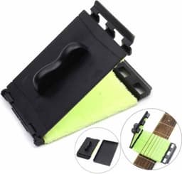 Gitaar Snaren Cleaner – Snarenreiniger Tool – Gitaar Onderhoud & Reiniging – Voor Elektrische, Akoestische & Bas Gitaar – Zwart — thumbnail 5