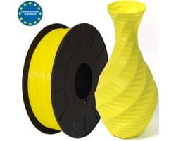 Geel - PLA filament Europees - 500g - 1.75mm - 3D printer filament - Plastic spoel