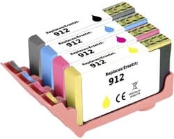 Renkforce Inktcartridge vervangt HP 912, 6ZC74AE, 3YL80AE, 3YL77AE, 3YL78AE, 3YL79AE Compatibel Combipack Zwart, Cyaan,