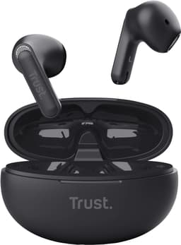 Trust Yavi Bluetooth Earphones - Volledig Draadloze Oordopjes met Noise-Cancelling Microfoons - Zwart — thumbnail 1
