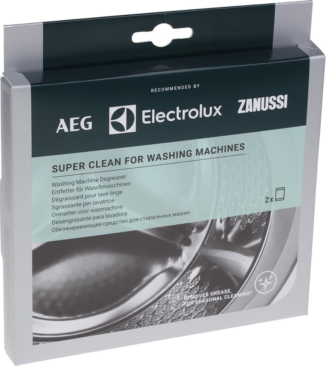 ELECTROLUX - Super Clean wasmachine ontvetter (2 zakjes) - 9029803757 — afbeelding 1