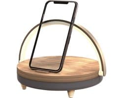 Blaupunkt BLP0420 Mono Draadloze Speaker Hout 5 W LED met draadloze laadmogelijkheid