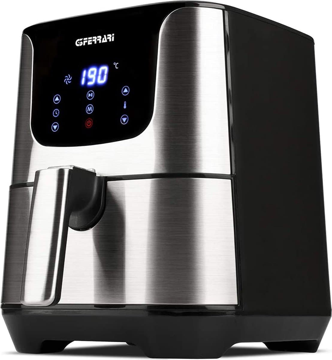 G3 Ferrari G10125 friteuse Enkel 3,5 l Vrijstaand 1500 W Heteluchtfriteuse Zwart, Zilver — afbeelding 1