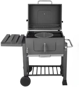 Barbecuewagen Tavien - Houtskoolbarbecue - BBQ - Smoker XXL - Houtskoolgrill - Met Wielen, Roestvrijstalen Handgreep - Perfect voor Buitenterras, Tuin en Achtertuin — thumbnail 1