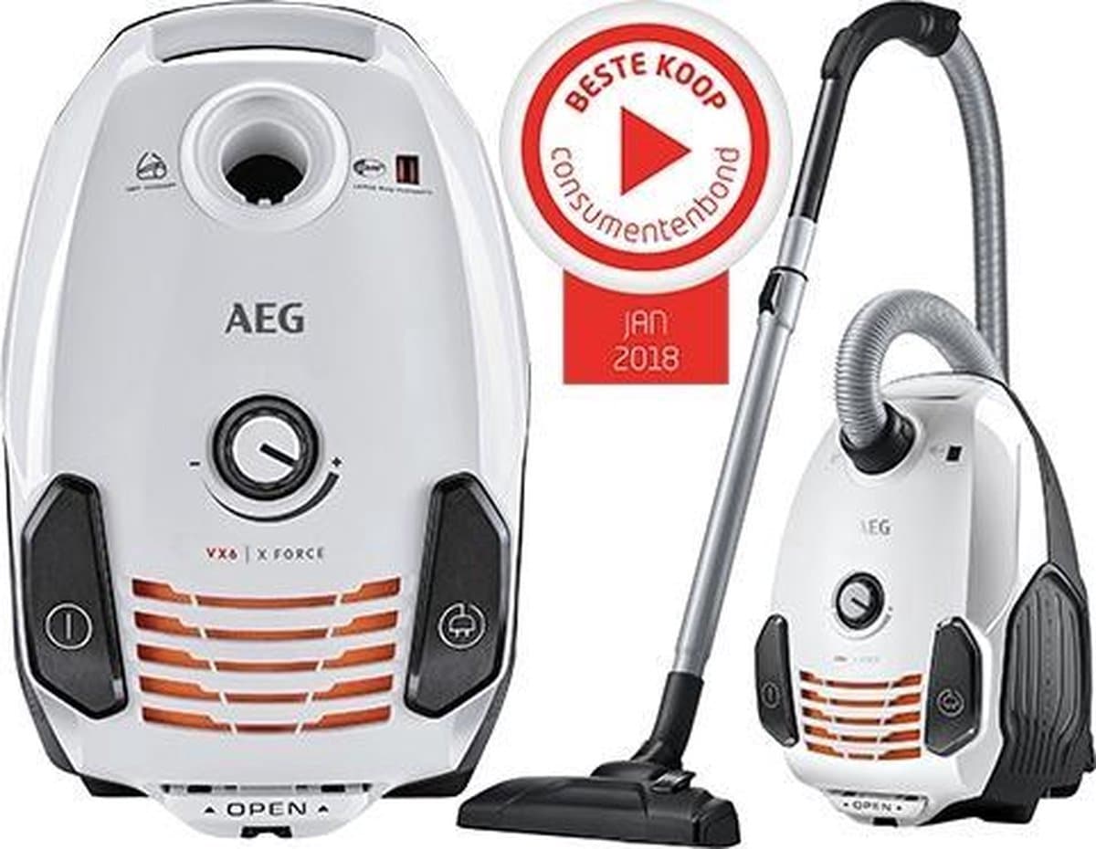 AEG VX6-2-CB-P - Stofzuiger met zak — afbeelding 1