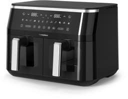Tornado TAFT-1000-GS - Airfryer - Dubbele mand - 9l - 3100W - Heteluchtfriteuse - Zwart — thumbnail 2