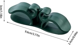Kabelorganizer - 5 stuks - Kabelwikkelaar - Zelfklevende kabelorganizer - Multifunctionele kabelhouder - Kabelwikkelaar - Zelfklevend - Kabelorganizer voor keukenapparatuur - Voor USB-kabels, draden, blenders, koffiezetapparaten, airfryers — thumbnail 2