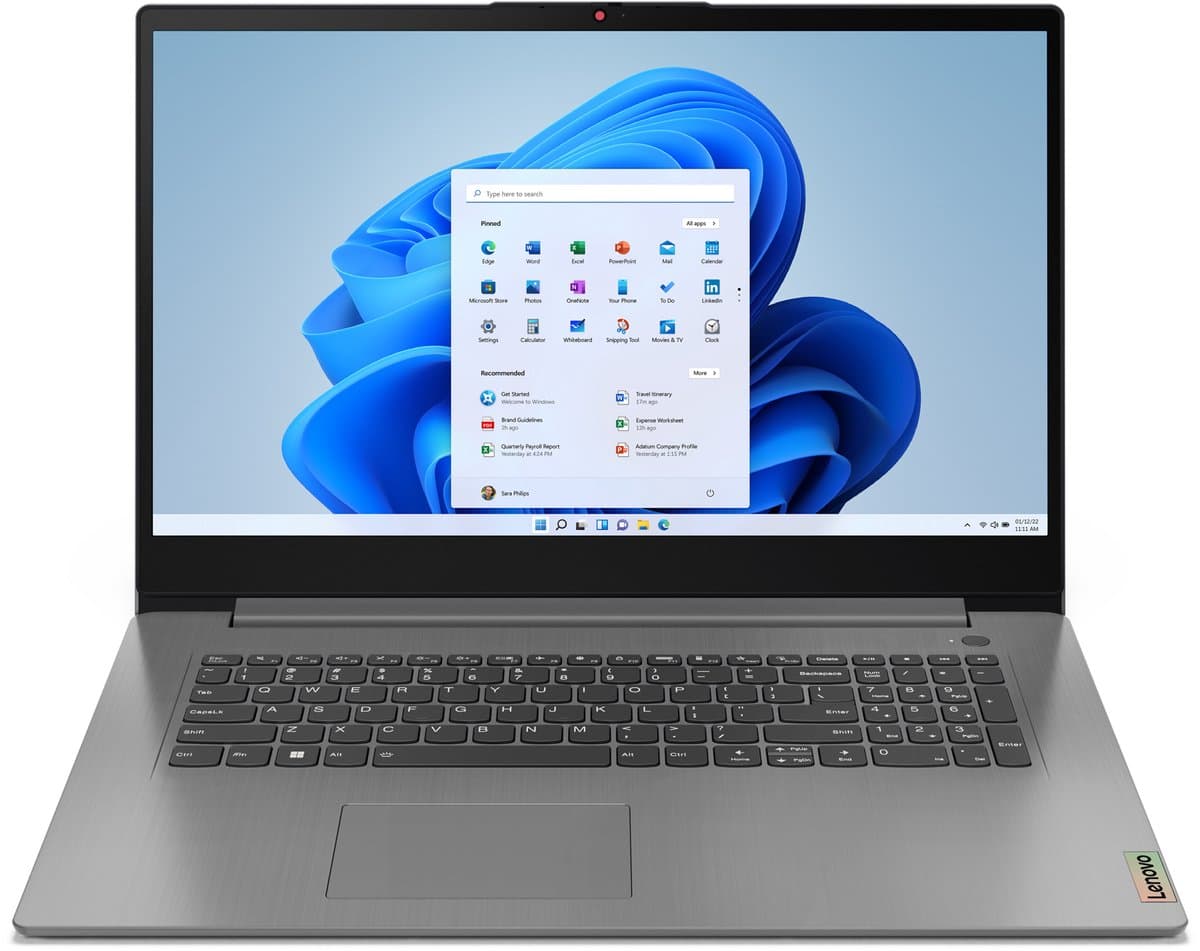 Lenovo IdeaPad 3 17ABA7 82RQ0099MH - Laptop - 17.3 inch - Windows 11 Home — afbeelding 1