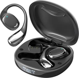 Oortjes Draadloos- Open-Ear-Bone Conduction headphone-Langdurig Batterij – Ideaal voor Kantoor -Bluetooth Headset met Oplaadcase- Bluetooth 5.4- Touch Control -Inclusief Oorhaak — thumbnail 1