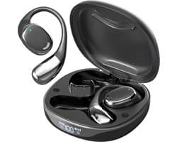 Oortjes Draadloos- Open-Ear-Bone Conduction headphone-Langdurig Batterij – Ideaal voor Kantoor -Bluetooth Headset met Oplaadcase- Bluetooth 5.4- Touch Control -Inclusief Oorhaak