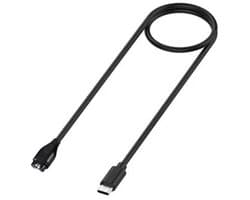 Strap-it USB-C Mini Oplader – Geschikt voor Garmin Venu / Venu SQ / SQ 2 / Venu 2 / 2S / 2 Plus / Vivomove 3 / 3S / Luxe / Style / Forerunner 45 / 55 / 245 / 255 / 265 / 645 / 745 / 935 / 945 / 955 / 965 / Vivoactive 3 / 4 / 4S / 5 / 6