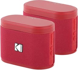 Kodak SoundBrix Bluetooth Speaker – Draadloze Muziek Box –5W RMS - 2pcs – Rood — thumbnail 1