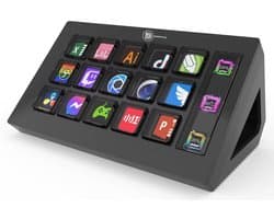 D-essentials - Gaming Stream deck - Multifunctioneel 15 knoppen - Zwart - Windows & Mac