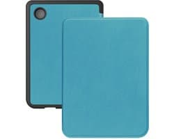 Hoes Geschikt voor Kobo Clara Colour Hoesje Bookcase Cover Hoes - Hoesje Geschikt voor Kobo Clara Colour Hoes Cover Case - Turquoise