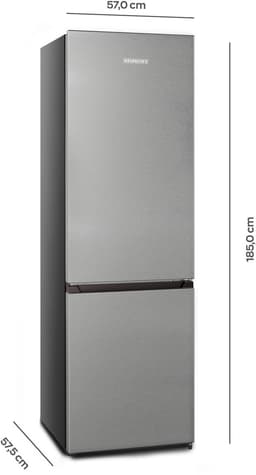 Heinrich´s HKS 3491 Koel- en vriescombinatie 269 liter - XXL - koelvolume 198 l, vriesvak 71 l - stil 39 dB - energieklasse D - inox — thumbnail 3
