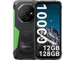 Blackview FORT 1 - Robuuste Smartphone - 12 GB RAM - 128 GB ROM - 6,56 inch - 10000 mAh - Robuuste telefoon - Android 15 - GPS - Groen