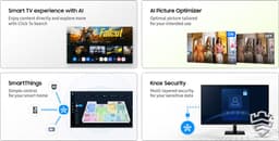 Samsung M70F - 4K Smart Monitor - 32 inch- Vision AI — thumbnail 4