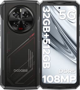 DOOGEE V40 5G - Robuuste Smartphone - Robuuste Telefoon - 32 GB RAM + 512 GB ROM - 6,78 inch 2,4K 120Hz - 108 MP AI camera - 8680 mAh/33W - MediaTek Dimensity 7300 - Face ID - Drie sleuven - Vingerafdrukherkenning - NFC - GPS - Rood — thumbnail 1