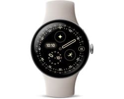 Google Pixel Watch 4 - Smartwatch - 41mm - WiFi - Zilverkleurig/Porcelain