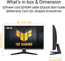 ASUS TUF Gaming VG249QE5A 23.8'' gaming monitor — thumbnail 5