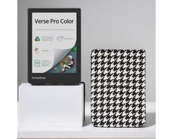 PocketBook Verse Pro Color - Stormy Sea + Zwart/wit geruit PocketBook hoesje