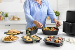 Lékué Airfryer Bakvorm 4 Muffins - Siliconen - Grey — thumbnail 4