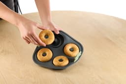 Lékué Airfryer Bakvorm 4 Donuts - Siliconen - Grey — thumbnail 5